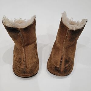 UGG Baby Tan Chestnut Hard Sole Boots Size Medium